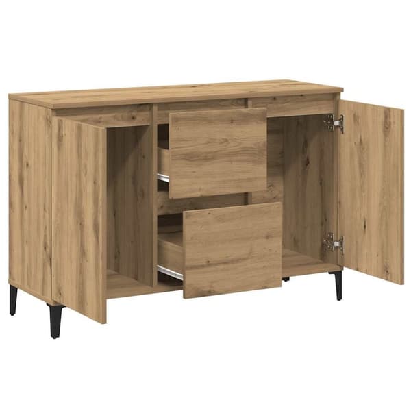 Skänk artisan ek 102x35x70 cm konstruerat trä