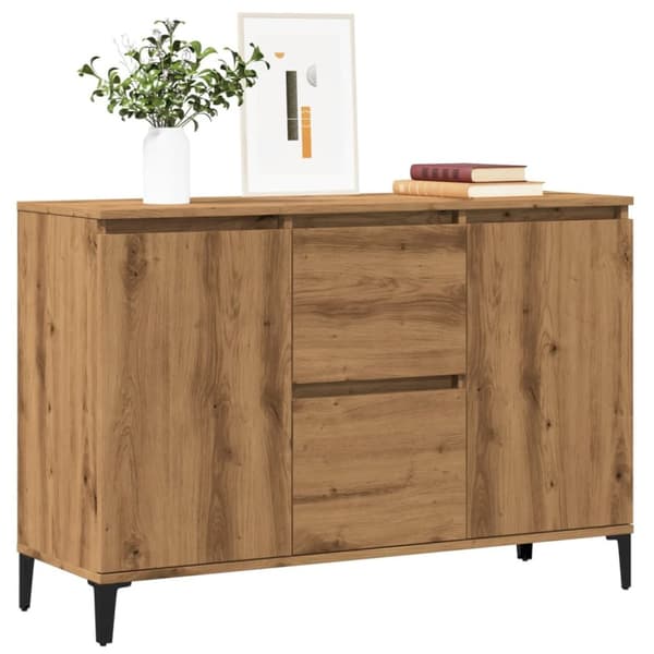 Skänk artisan ek 102x35x70 cm konstruerat trä