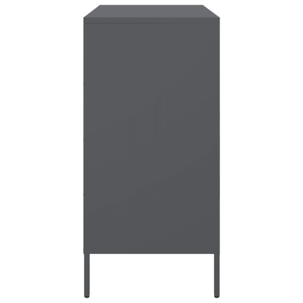 Skänk antracit 68x39x79 cm stål