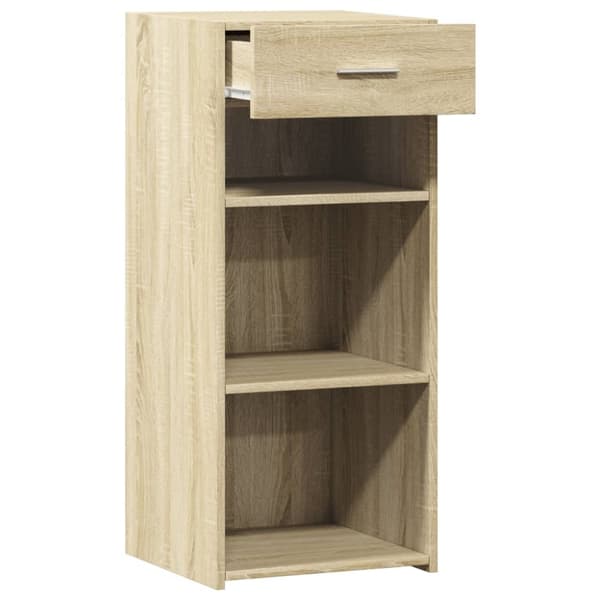 Skänk sonoma-ek 40x42,5x93 cm konstruerat trä