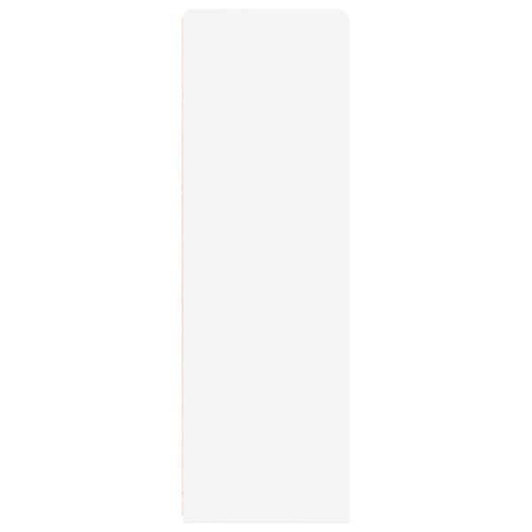 Högskåp vit 45x41x124 cm konstruerat trä
