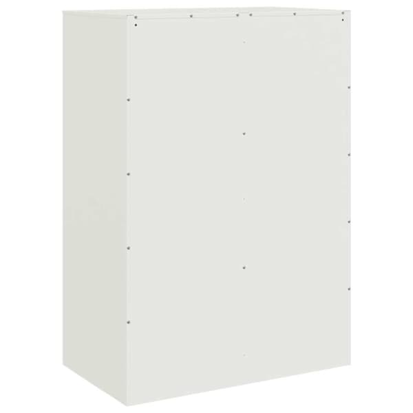 Högskåp vit 67x39x95 cm stål