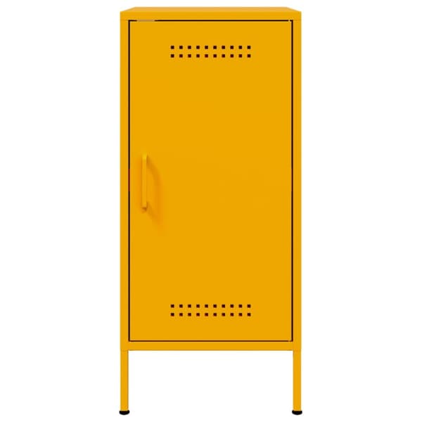 Skänk senapsgul 36x39x79 cm kallvalsat stål