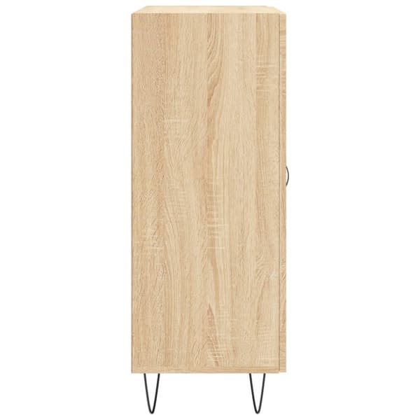 Skänk sonoma-ek 69,5x34x90 cm konstruerat trä