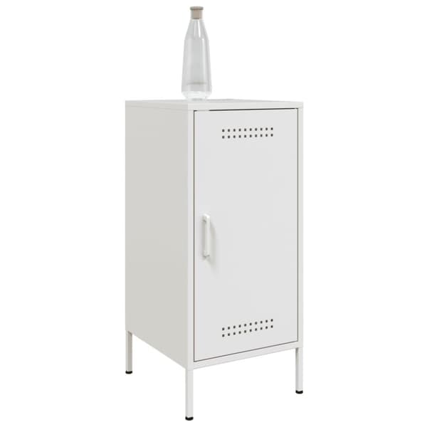 Skåp 2 st vit 36x39x79 cm stål