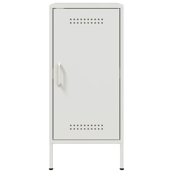 Skåp 2 st vit 36x39x79 cm stål