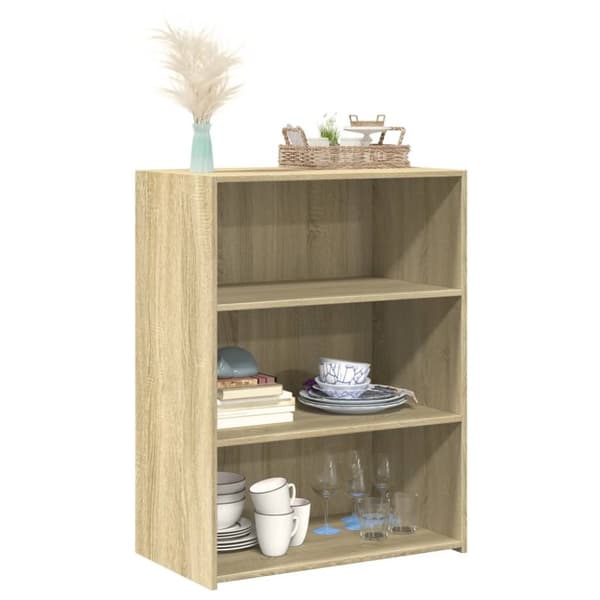 Skänk sonoma-ek 70x41x93 cm konstruerat trä