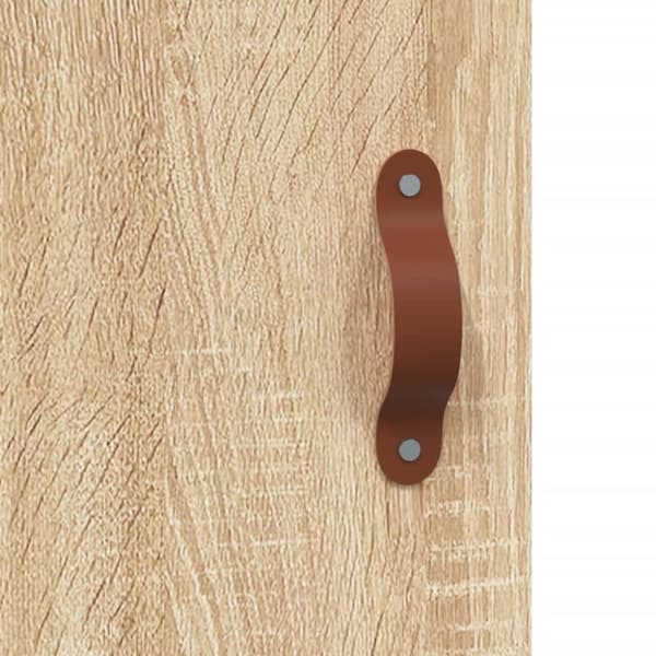 Högskåp sonoma-ek 69,5x31x115 cm konstruerat trä