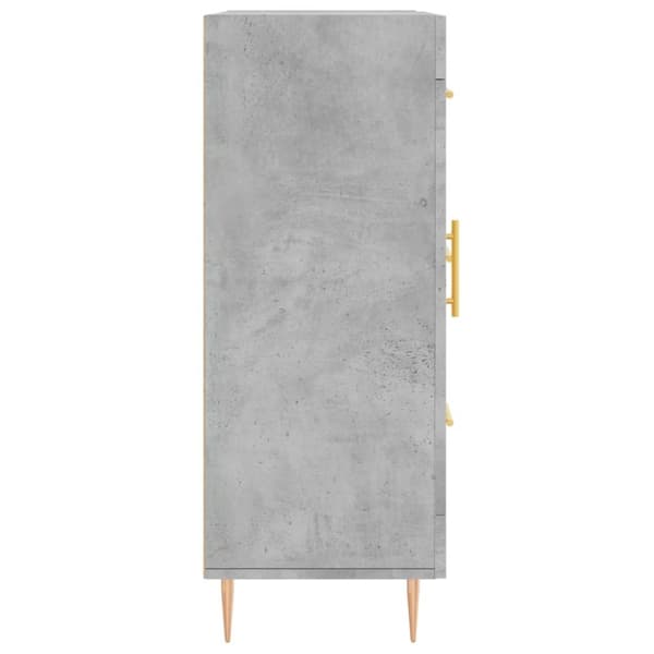 Skänk betonggrå 69,5x34x90 cm konstruerat trä