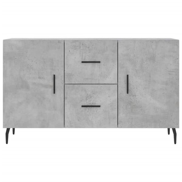 Skänk betonggrå 100x36x60 cm konstruerat trä
