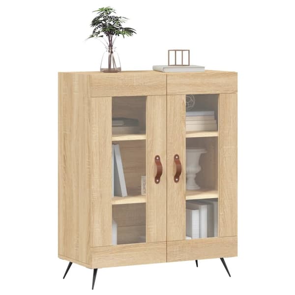Skänk sonoma-ek 69,5x34x90 cm konstruerat trä