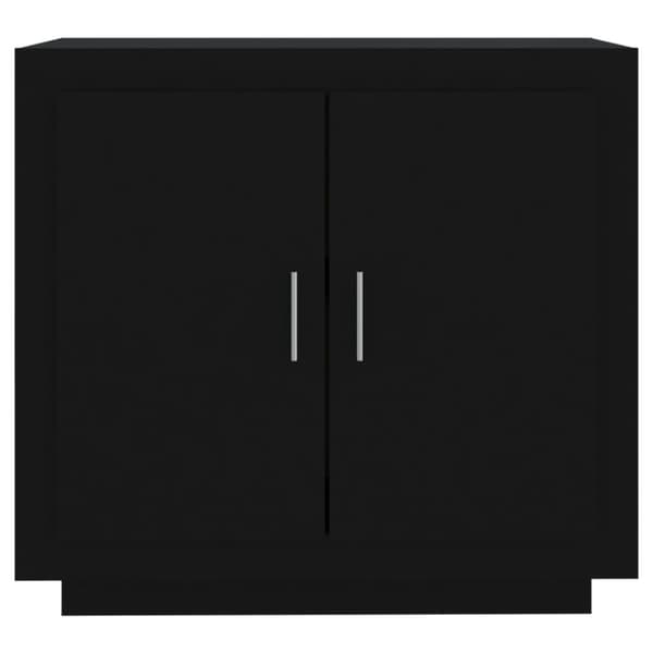 Skänk svart 80x40x75 cm konstruerat trä