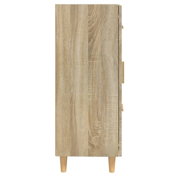 Skänk sonoma-ek 69,5x34x90 cm konstruerat trä