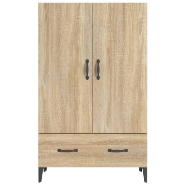 Skåp Sonoma-ek 70x31x115 cm konstruerat trä
