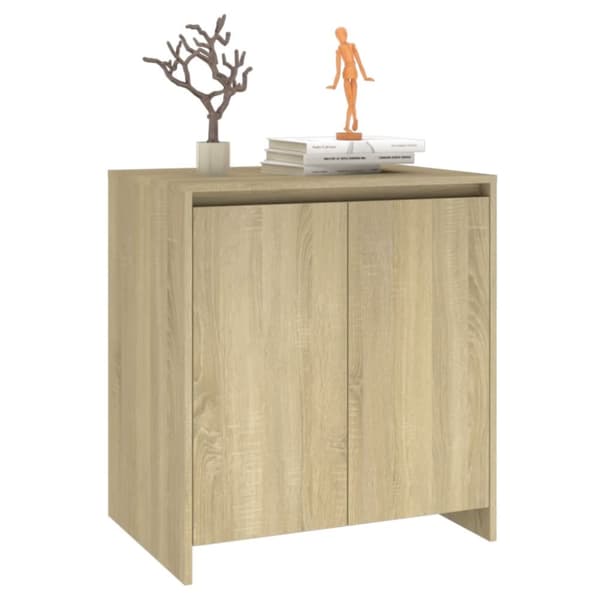 Skänk sonoma-ek 70x41x75 cm konstruerat trä