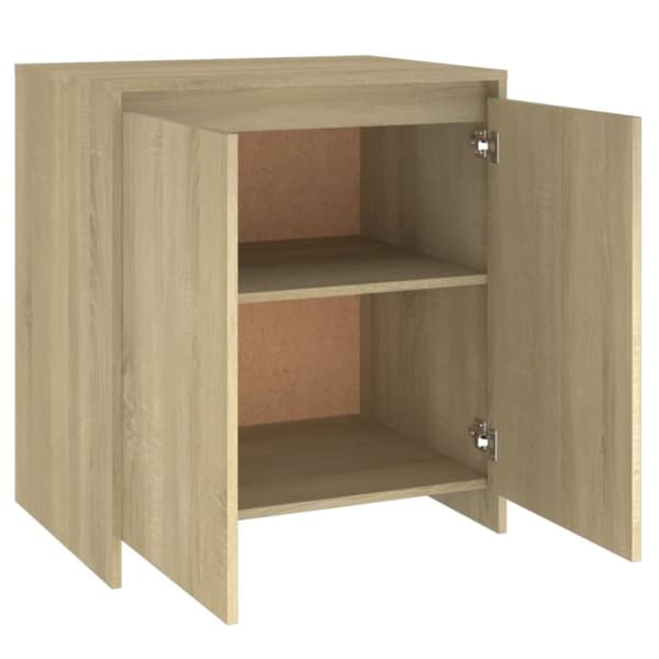 Skänk sonoma-ek 70x41x75 cm konstruerat trä