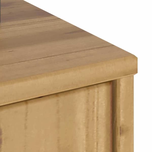 Sidoskåp 4 st "ODDA" 40x24x79 cm massivt trä furu