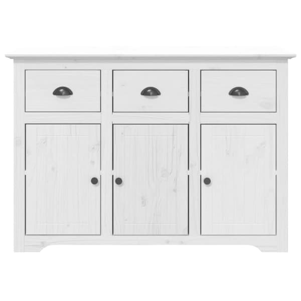 Skänk BODO vit 115,5x44x80 cm massiv furu