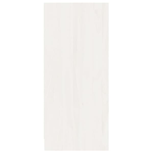 Skänk vit 70x33x76 cm massiv furu
