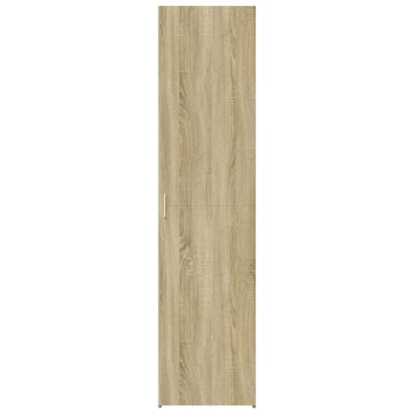 Högskåp sonoma-ek 50x42,5x185 cm konstruerat trä