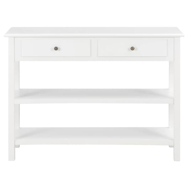 Skänk vit 110x35x80 cm MDF
