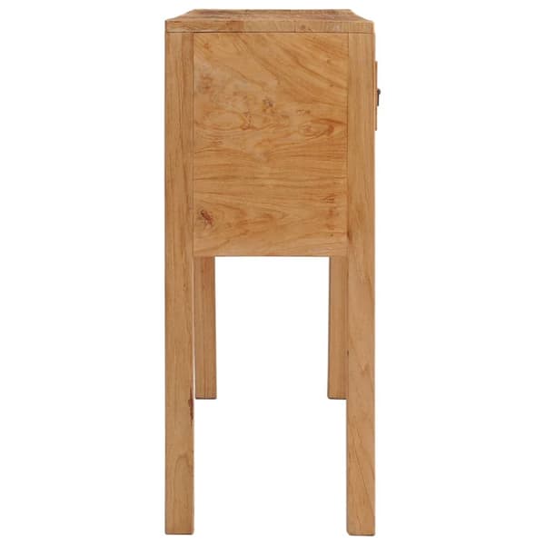 Skänk 125x30x75 cm massiv teak