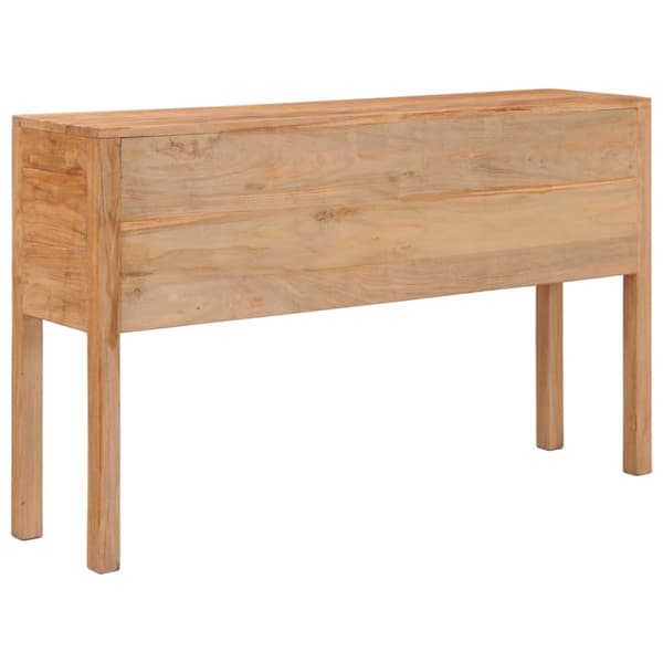 Skänk 125x30x75 cm massiv teak