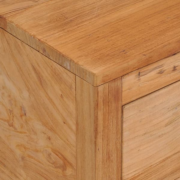 Skänk 125x30x75 cm massiv teak
