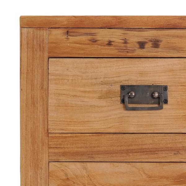 Skänk 125x30x75 cm massiv teak