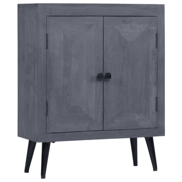 Skänk massivt mangoträ 60x30x76 cm