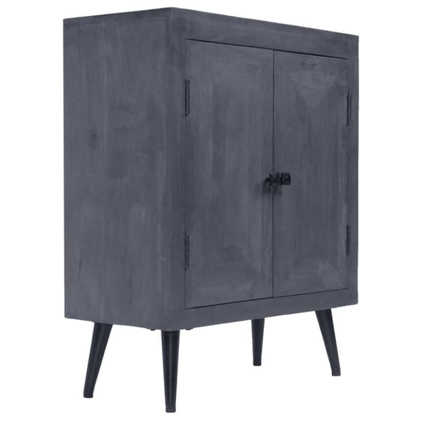 Skänk massivt mangoträ 60x30x76 cm