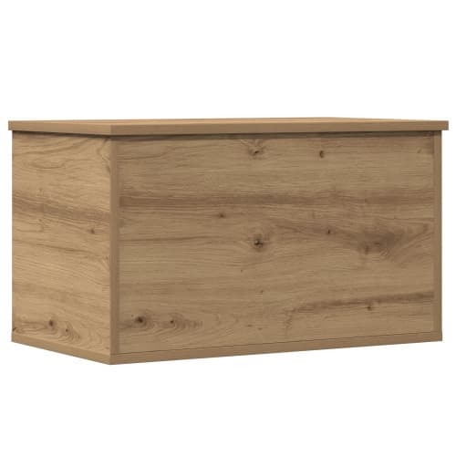 Förvaringslåda med lock artisan ek 60x35x35 cm konstruerat trä