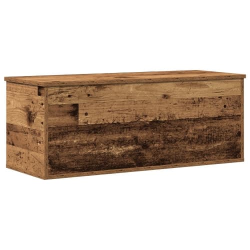 Förvaringslåda i Gamla Trä 90x35x35 cm Ingenjörsträ