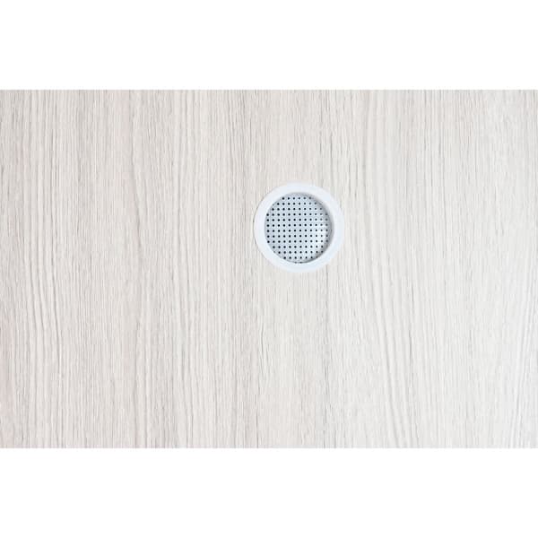 Skab Home ESPRIT Lysegrå Metal Træ MDF