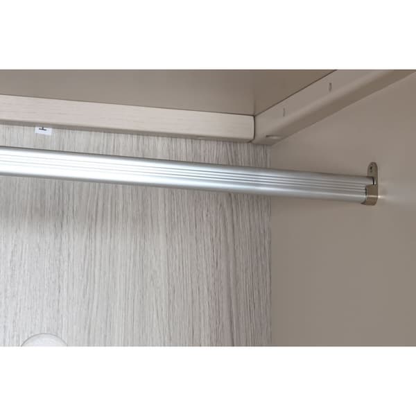 Skab Home ESPRIT Lysegrå Metal Træ MDF