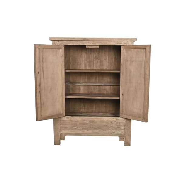 Skab Home ESPRIT Natur Elmetræ 102 x 40 x 132 cm