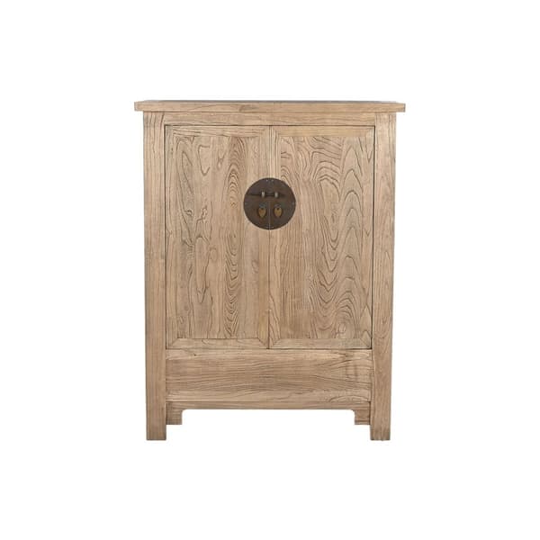 Skab Home ESPRIT Natur Elmetræ 102 x 40 x 132 cm