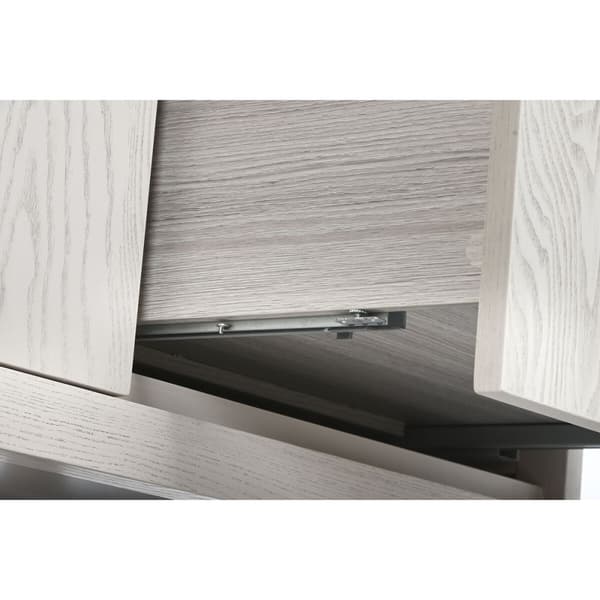 Skab Home ESPRIT Lysegrå Metal Træ MDF