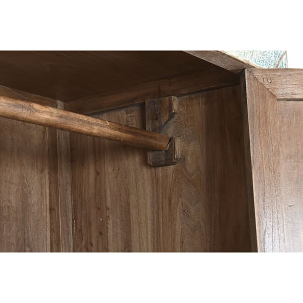 Skap Home ESPRIT Flerfarget Metall Gran 88 x 52 x 180 cm
