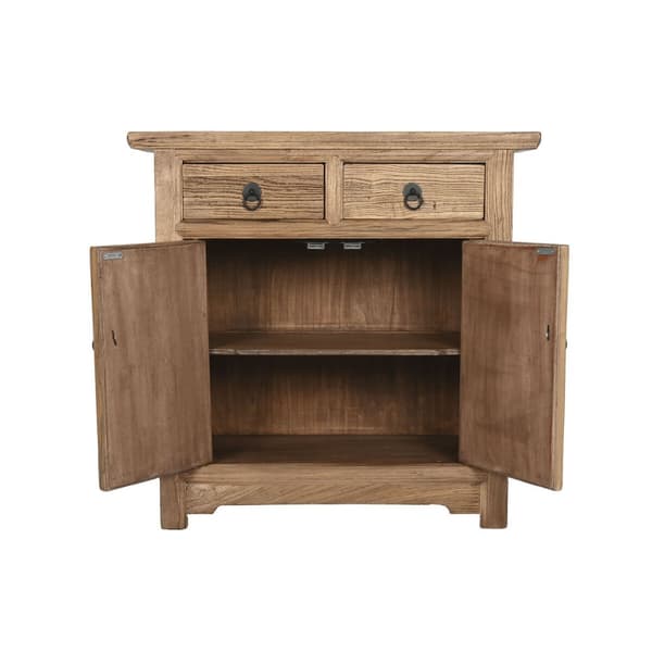 Sidebord Home ESPRIT Naturell Treverk i alm 88 x 40 x 87 cm