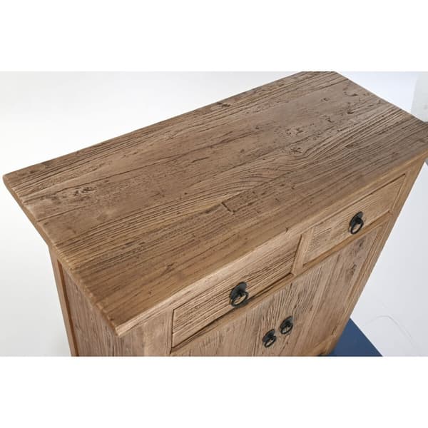 Sidebord Home ESPRIT Naturell Treverk i alm 88 x 40 x 87 cm