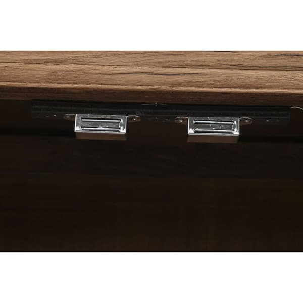 Sidebord Home ESPRIT Naturell Treverk i alm 88 x 40 x 87 cm