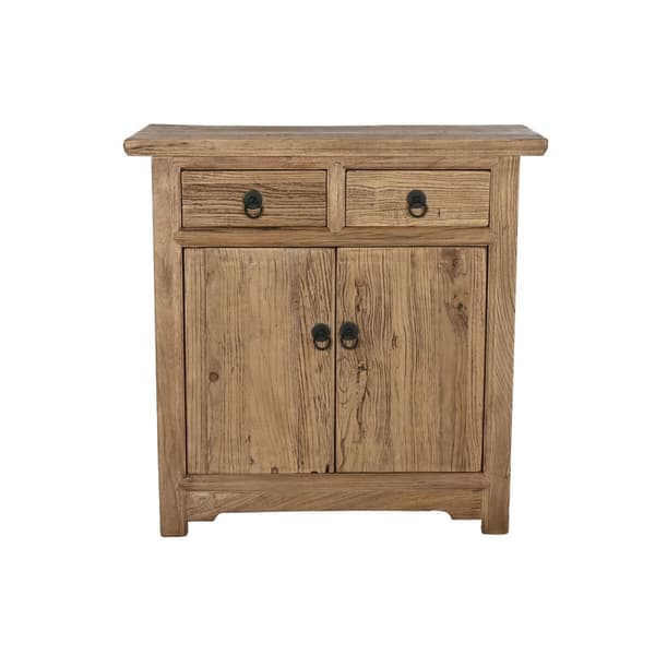 Sidebord Home ESPRIT Naturell Treverk i alm 88 x 40 x 87 cm