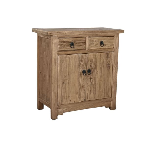 Sidebord Home ESPRIT Naturell Treverk i alm 88 x 40 x 87 cm