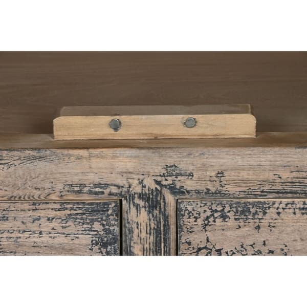 Skap Home ESPRIT Treverk i alm 100 x 50 x 200 cm