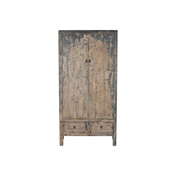 Skap Home ESPRIT Treverk i alm 100 x 50 x 200 cm