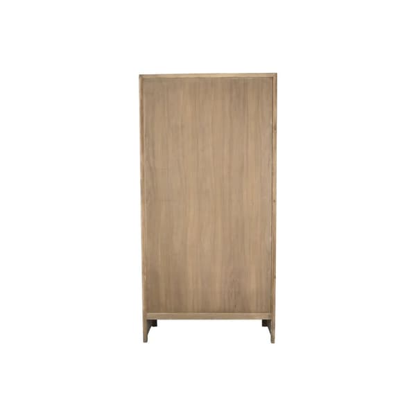 Skap Home ESPRIT Treverk i alm 100 x 50 x 200 cm