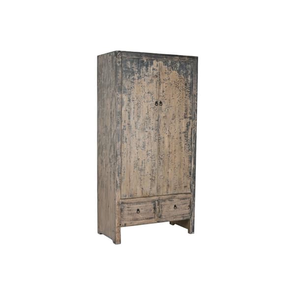 Skap Home ESPRIT Treverk i alm 100 x 50 x 200 cm