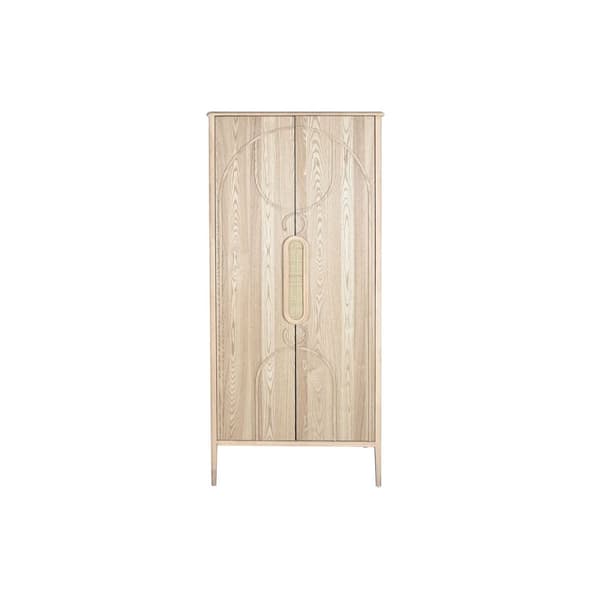 Kaappi Home ESPRIT Luonnollinen Kuusi Puu MDF 78 x 55 x 180 cm