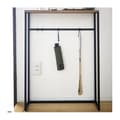 Miniatyrbild 4 av 6: Entrékonsol i metall och trä - L60 cm - 60 cm X 18,5 cm X 80,5 cm - Calicosy Black